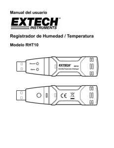 Registrador de Humedad / Temperatura