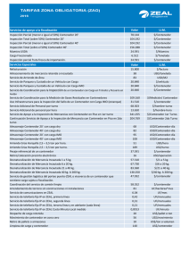 Servicios de apoyo a la fiscalización Valor U.M. Servicios