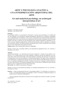 Arte y psicología analítica, una interpretación arquetipal del arte