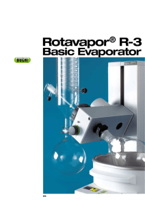 Catalogo Rotavapor R-3