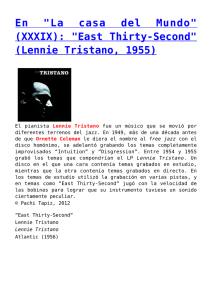 Lennie Tristano, 1955