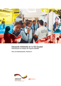 Educación Ambiental en la GIZ Ecuador
