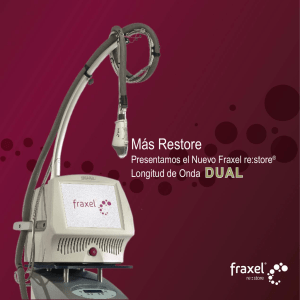 Descarga el brochure medico Fraxel Restore Dual