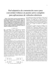 Red adaptativa de conmutación suave para convertidor trifásico en