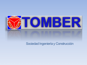 Presentación empresa TOMBER