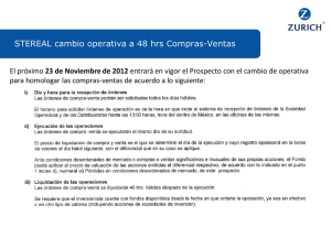 STEREAL cambio operativa a 48 hrs Compras-Ventas