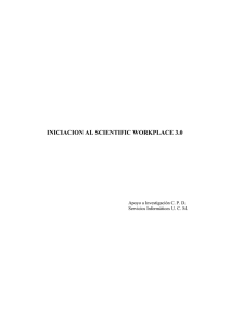 Scientific Work Place 3 - biblioteca de software cientifico