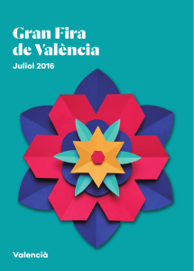 Juliol 2016 Valencià - Gran Fira de València