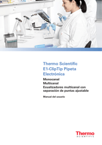 Thermo Scientific E1-ClipTip Pipeta Electrónica Monocanal