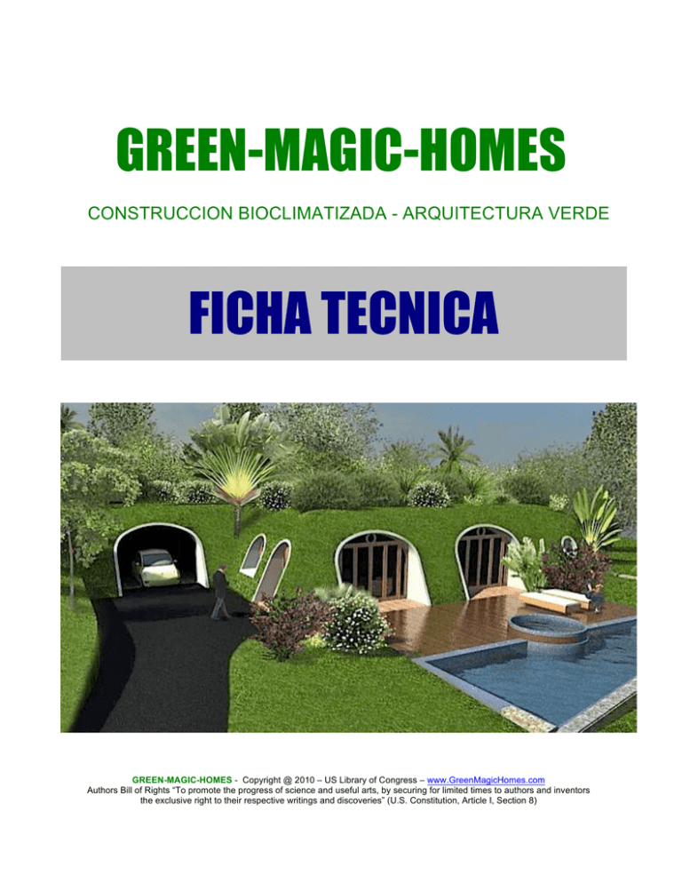 GREEN-MAGIC-HOMES FICHA TECNICA