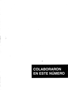 colaboraron numero - Universidad Nacional de Colombia