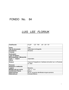 FONDO No. 84 LUIS LEE FLORIUK