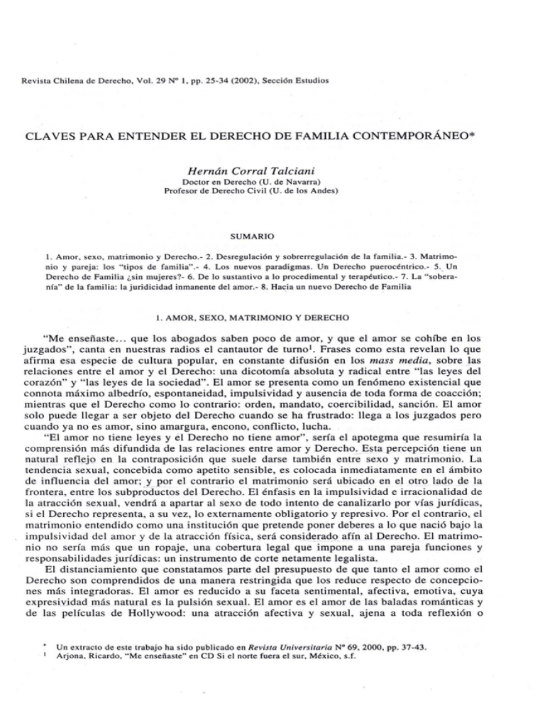 CLAVES PARA ENTENDER EL DERECHO DE FAMILIA