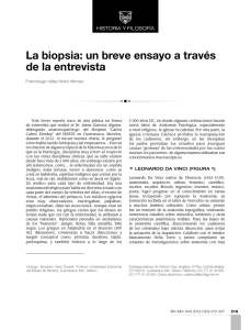 La biopsia: un breve ensayo a través de la entrevista