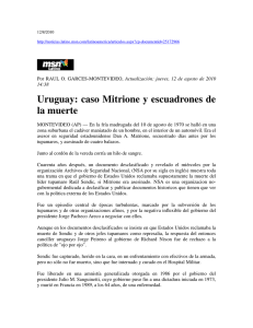 Uruguay: caso Mitrione y escuadrones de la muerte