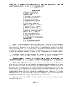 Acta 18/Junio/2013 - Ayuntamiento de Pozoblanco