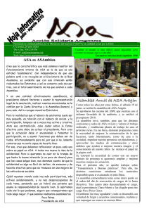Asamblea Anual de ASA Aragón