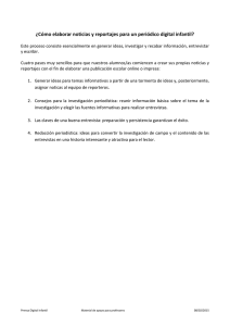 ¿Cómo elaborar noticias y reportajes para un periódico digital infantil?