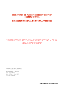 instructivo retenciones - Universidad Nacional de Córdoba