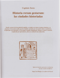 Historia rerum gestarum: las ciudades historiadas