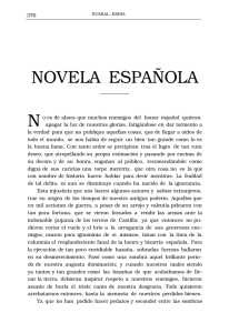 novela española