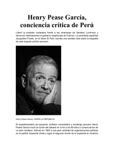 Henry Pease García, conciencia crítica de Perú