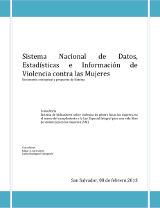 Sistema Nacional de Datos, Estadísticas e Información de Violencia