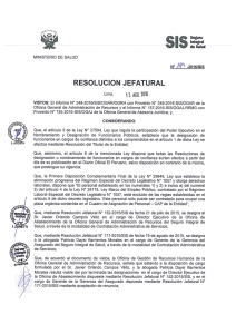 Page 1 se Seguro A Integral V de Salud MINISTERIO DE SALUD Nº