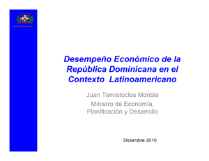 Desempeño Económico de la República Dominicana