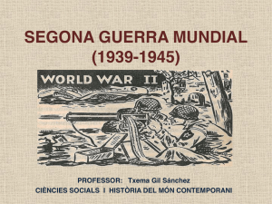 SEGONA GUERRA MUNDIAL (1939