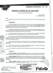 Resolucion de Alcaldia 048-2016-MPP