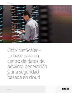 Citrix NetScaler – La base para un centro de datos de próxima