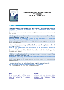 EUROPEAN JOURNAL OF EDUCATION AND PSYCHOLOGY Vol. 9