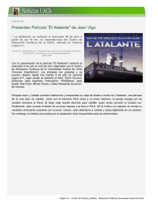 Presentan Película "El Atalante" de Jean Vigo