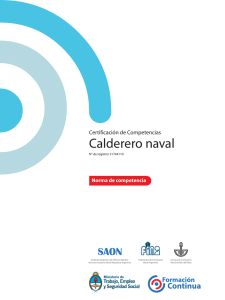 Calderero naval - Ministerio de Trabajo, Empleo y Seguridad Social