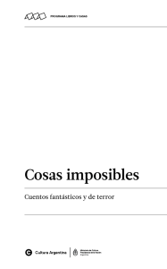 Cosas imposibles - Libros y Casas - Ministerio de Cultura de la Nación