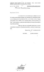 ORECHIA DIEGO SIMON C/EN - MO JUSTICIA - PFA