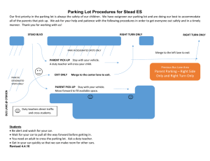 Parking Lot Procedures for Stead ES