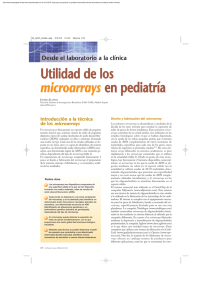 Utilidad de los microarrays en pediatría