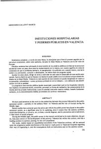 instituciones hospitalarias y poderes públicos en valencia