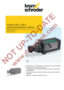 Sondas UVD 1, UVD 2 para funcionamiento continuo