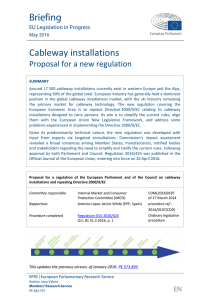 Cableway installations - European Parliament