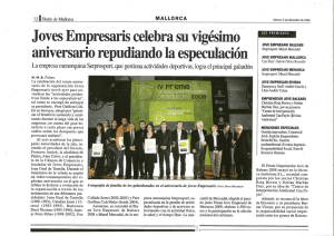 Premio Joves Empresarios - Som-Hi