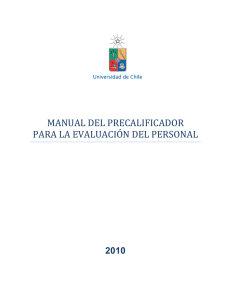 manual del precalificador para la evaluación del personal