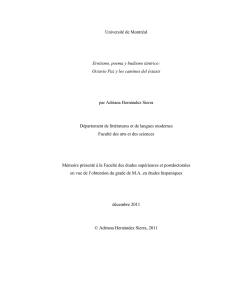 Universit&eacute; de Montr&eacute;al Erotismo, poema y budismo t&aacute;ntrico