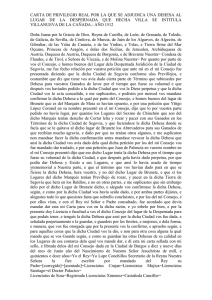 carta de privilegio real por la que se adjudica una dehesa al lugar