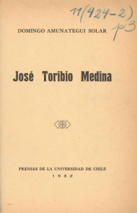 osé Toribio - Memoria Chilena