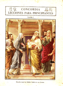 Lección 1: Simeón y Ana ven al niñito Jesús