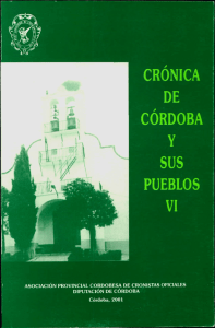 Page 1 Page 2 CRÓNICA DE CÓRDOBA Y SUS PUEBLOS V1