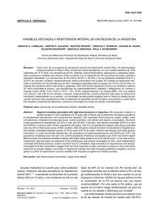 ARTICULO ORIGINAL VARIABLES ASOCIADAS A HIPERTENSION